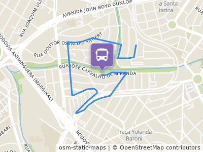 Mapa da parada