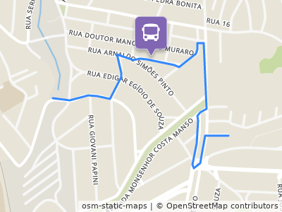 Mapa da parada