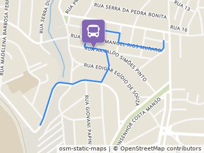 Mapa da parada