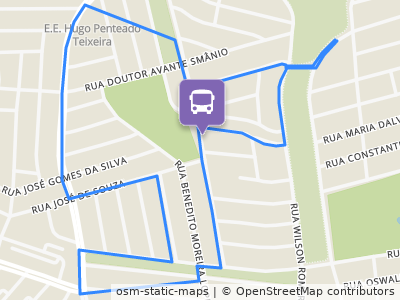 Mapa da parada