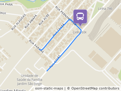 Mapa da parada