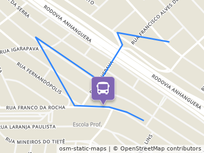 Mapa da parada