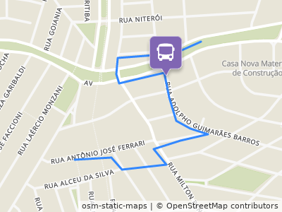 Mapa da parada
