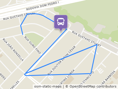 Mapa da parada