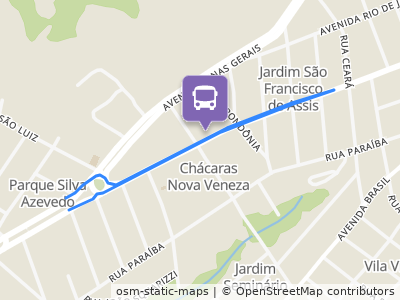 Mapa da parada