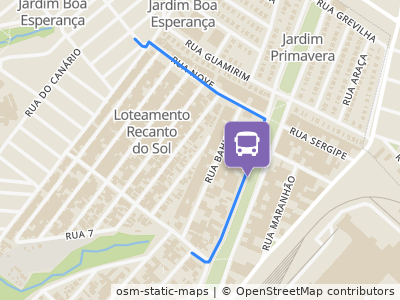 Mapa da parada
