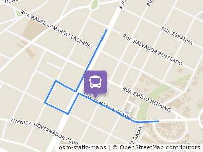 Mapa da parada