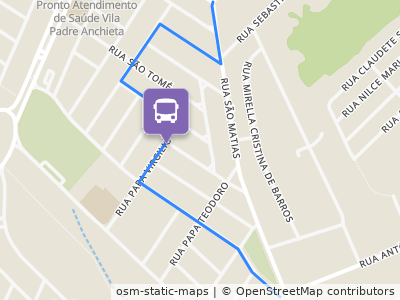 Mapa da parada