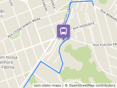 Mapa da parada