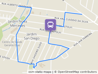 Mapa da parada