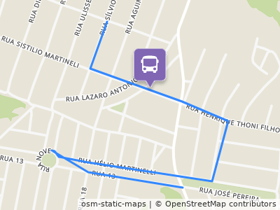 Mapa da parada