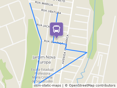 Mapa da parada