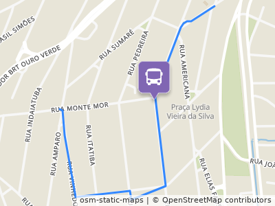 Mapa da parada
