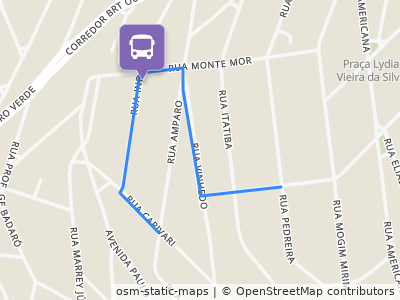 Mapa da parada