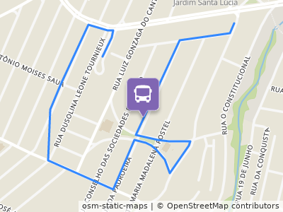 Mapa da parada