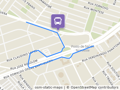 Mapa da parada