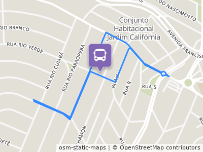 Mapa da parada