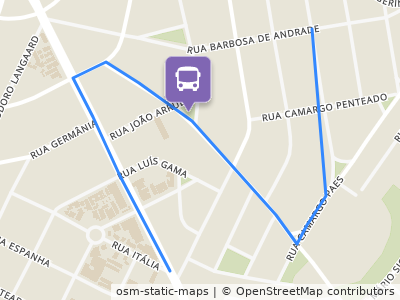 Mapa da parada