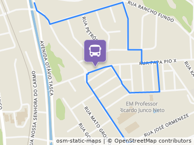 Mapa da parada