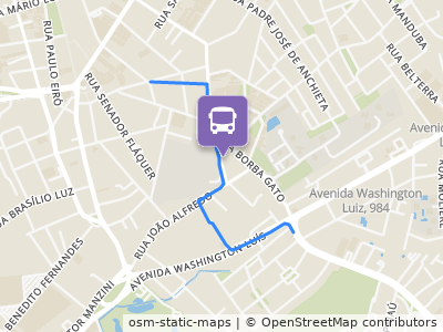 Mapa da parada