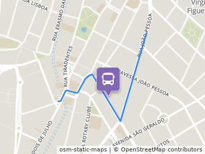 Mapa da parada
