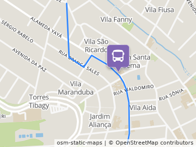 Mapa da parada