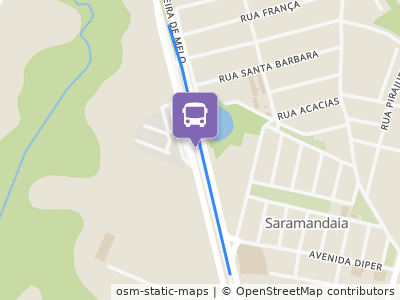 Mapa da parada