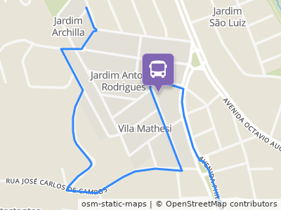 Mapa da parada