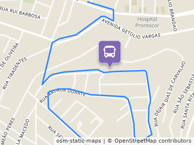 Mapa da parada