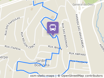 Mapa da parada
