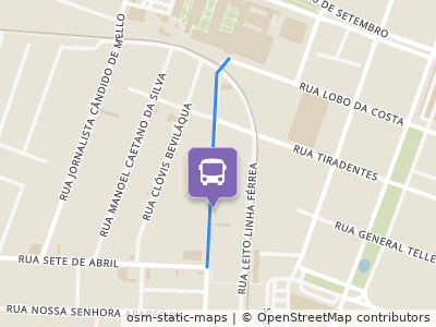Mapa da parada
