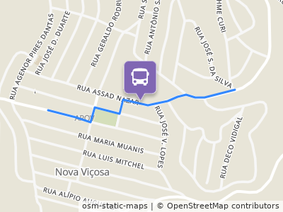 Mapa da parada