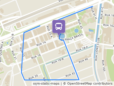 Mapa da parada