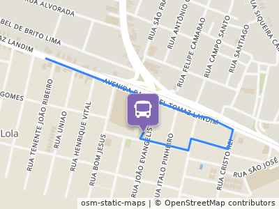 Mapa da parada