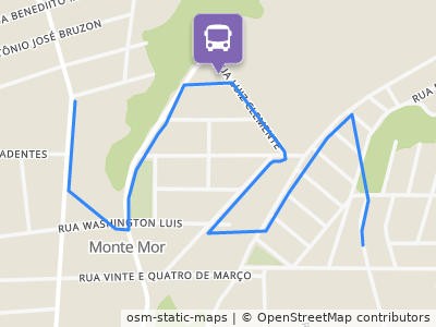 Mapa da parada