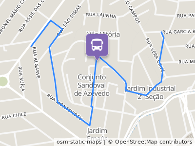 Mapa da parada