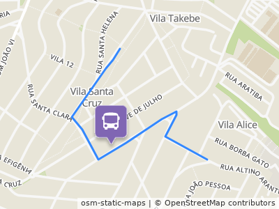 Mapa da parada