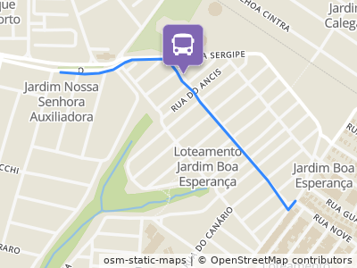 Mapa da parada
