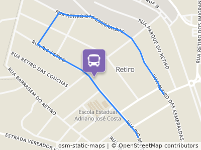 Mapa da parada