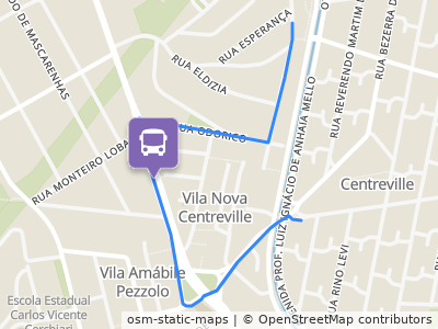 Mapa da parada