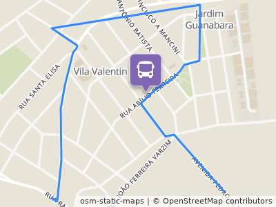 Mapa da parada