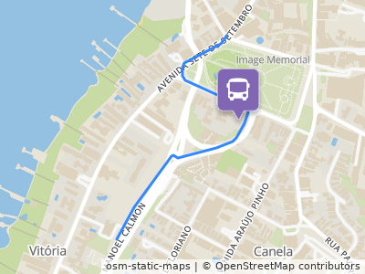Mapa da parada