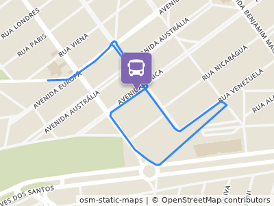 Mapa da parada