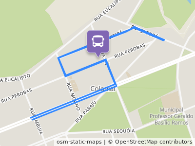 Mapa da parada