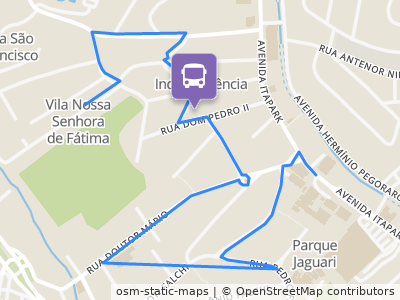 Mapa da parada