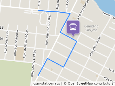 Mapa da parada