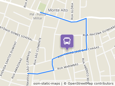 Mapa da parada