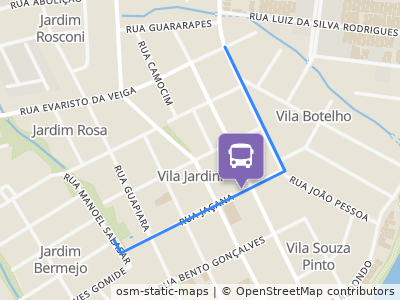 Mapa da parada