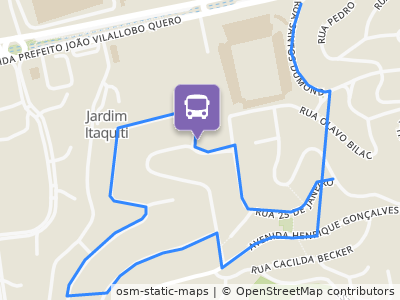 Mapa da parada