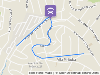 Mapa da parada
